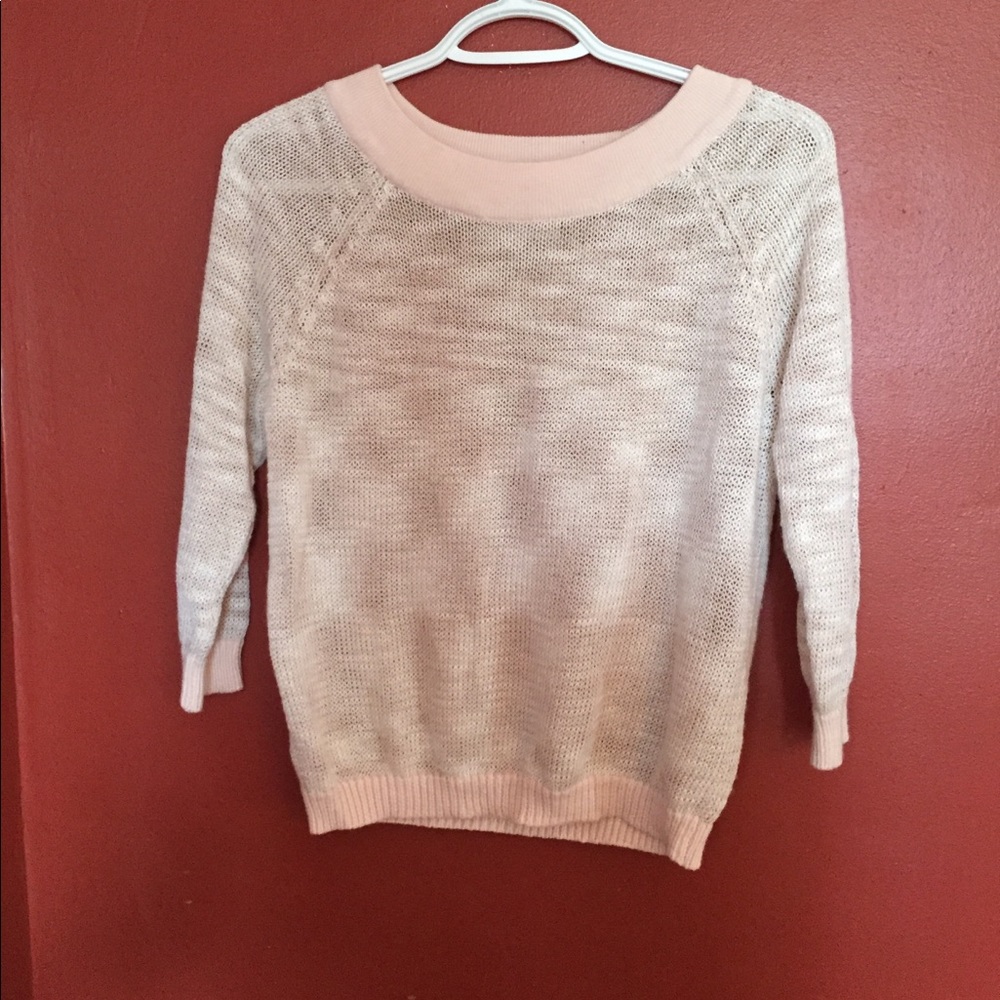 LOFT pink sweater